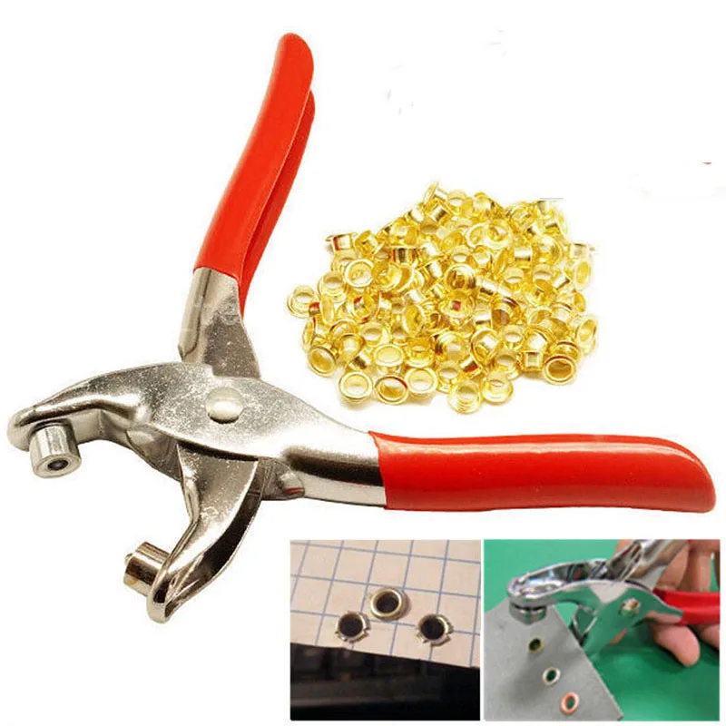 Punching Pliers Rivet Pliers Fixed Cloth Belt Canvas Household Pliers Riveting Buckle Hand Tool Punching Shoe Hole +4MM Buckle