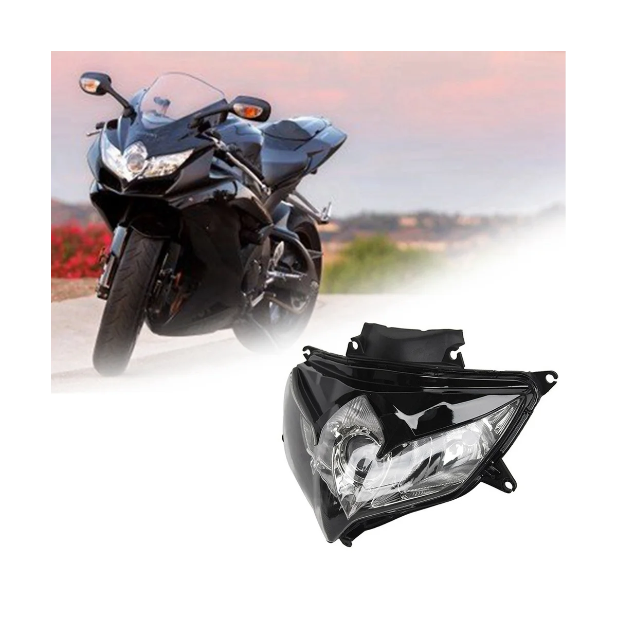 

Передняя фара в сборе, фара для мотоцикла, фара для Suzuki GSXR 600 750 K8 2008-2010