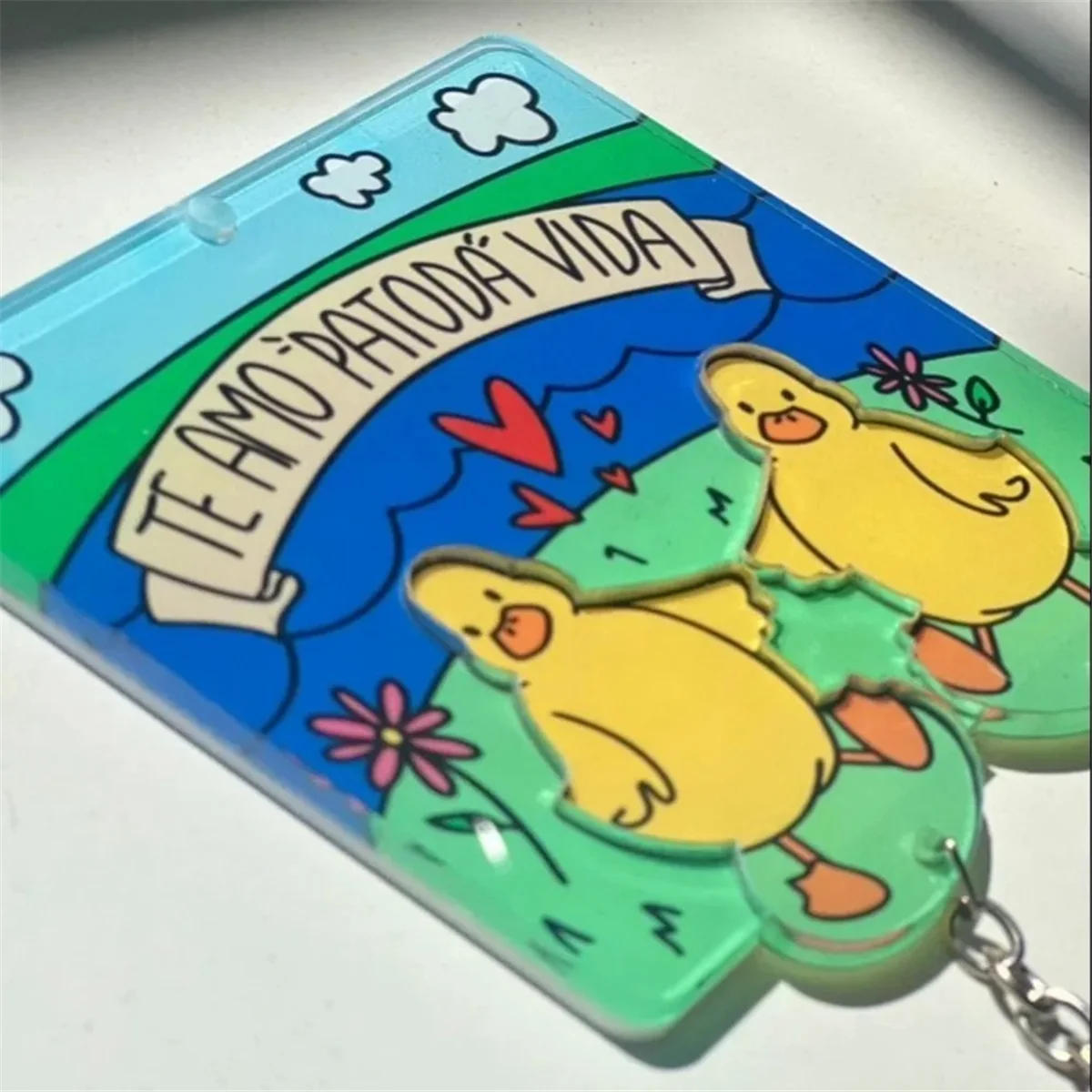 Мини-брелок с уткой новые креативные украшения брелок для ключей милый ПВХ +