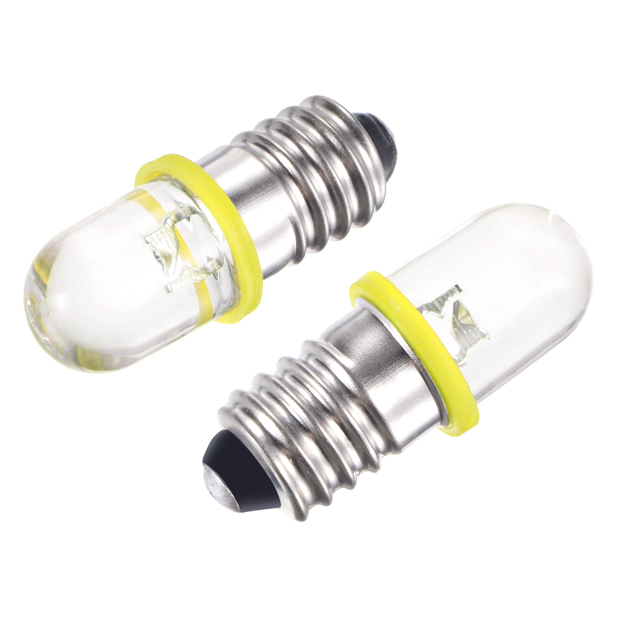 

Uxcell E10 Screw Base LED Bulb DC 3V 0.25W Round Top Mini Spot Light with Storage Box, Yellow Pack of 10