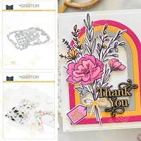 floral arches stamps and dies new arrival 2022 scrapbook diary decoration stencil embossing template diy greeting card handmade