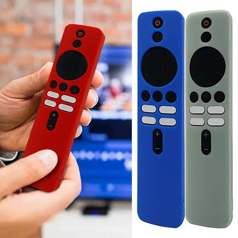 Ударопрочный силиконовый чехол для пульта дистанционного управления для телевизора, противоударный удаленный корпус для смарт-ТВ для ТВ-приставки XioaMi 4K 2-го поколения