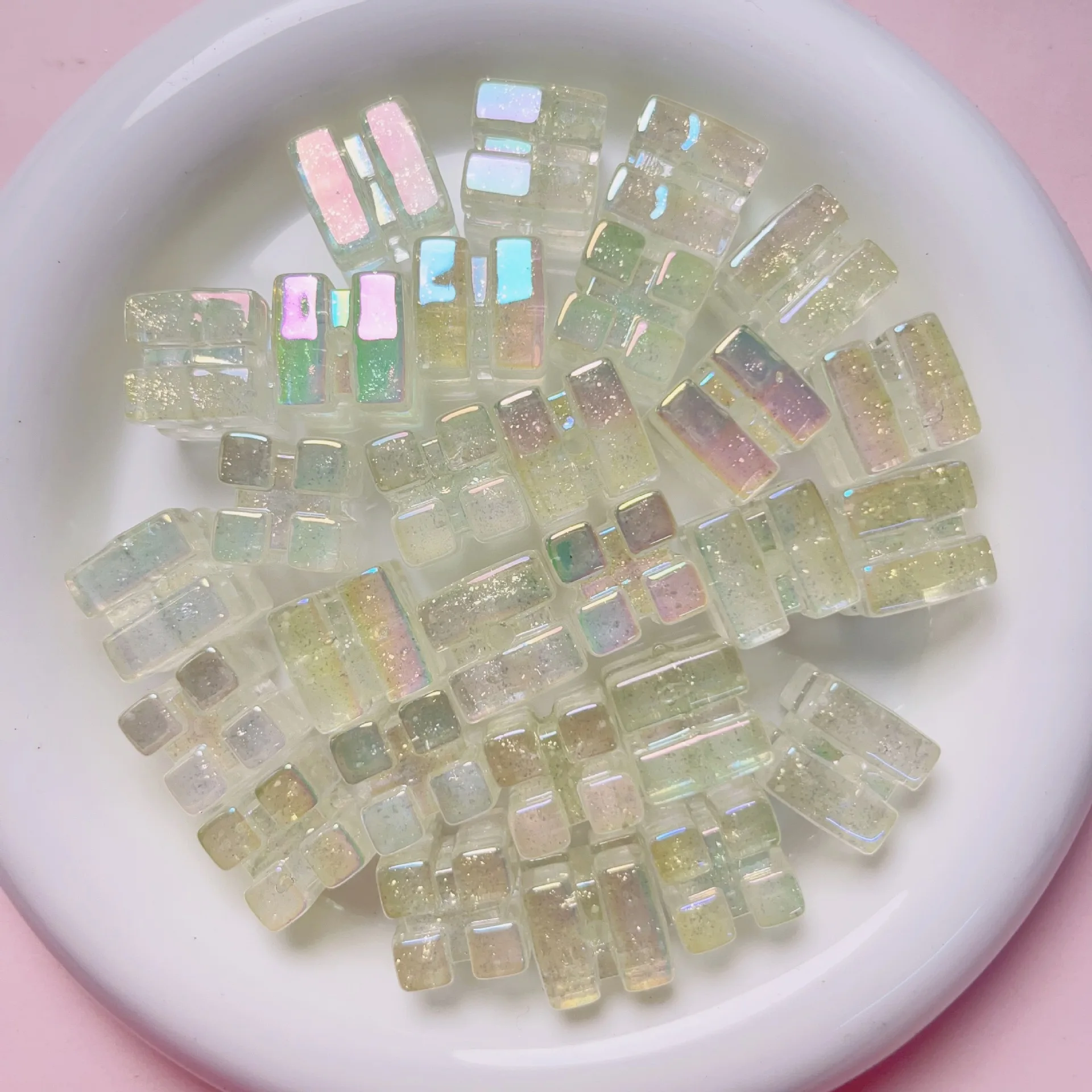 60 шт. акриловые бусины для ювелирных изделий 15 мм