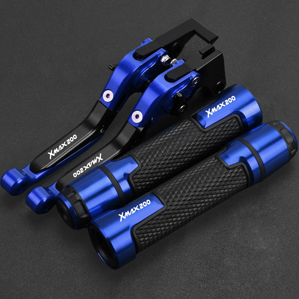 

For yamaha XMAX200 XMAX X MAX 200 X-MAX 200 2018-2023 2022 all years Motorcycle Adjustable Brake Clutch Levers Handlebar grips