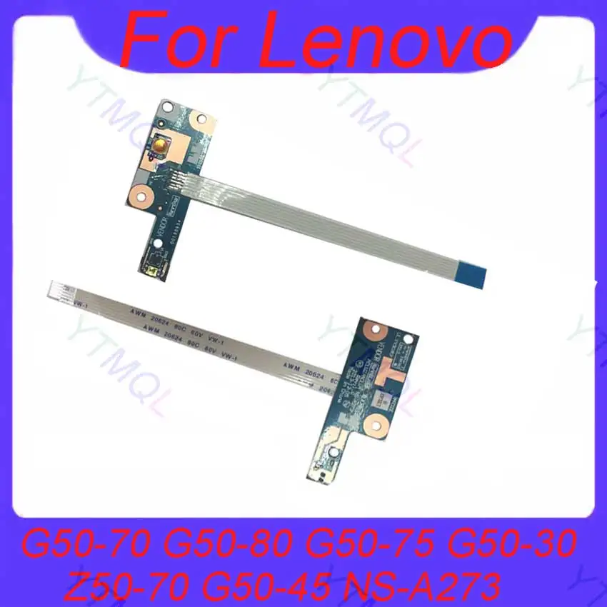 

1-5Pcs For For Lenovo G50-70 G50-80 G50-75 G50-30 Z50-70 G50-45 NS-A273 Papan Tombol Daya dengan Kabel Aksesori Perbaikan Laptop