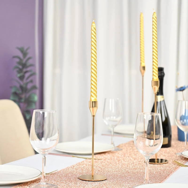 

12 шт. подсвечники для конусных свечей декоративные для домашнего декора свадебный подсвечник