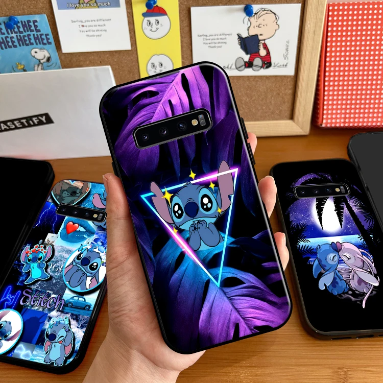 

Disney Lilo Stitch Case For Samsung Galaxy S10 S9 S8 Plus Lite S10E For Samsung S10 5G Phone Case TPU Back Carcasa