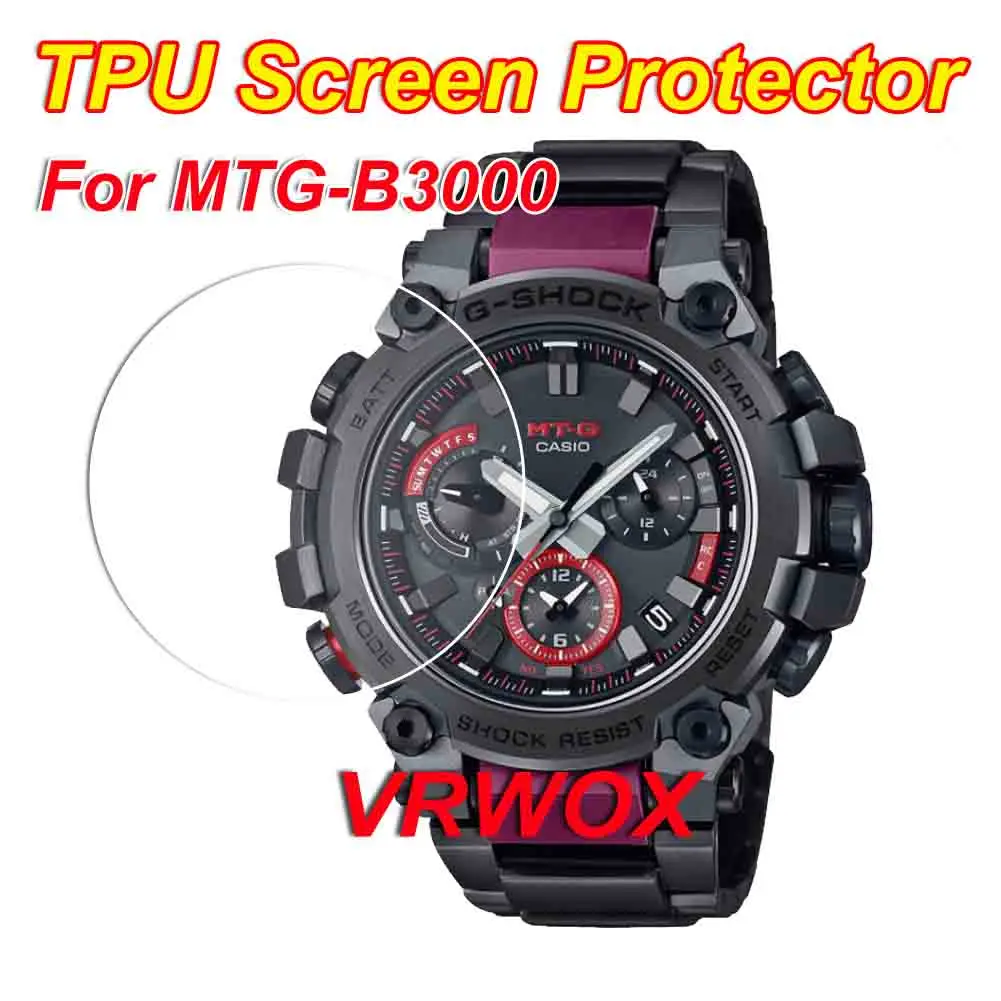 

3Pcs For MTG-B3000 GWG-2040 GWG-2000 GWG-1000 GWG-100 GG-1000 GWR-B1000 GAE-2100 GATPU Nano Screen Protector For Casio G Shock