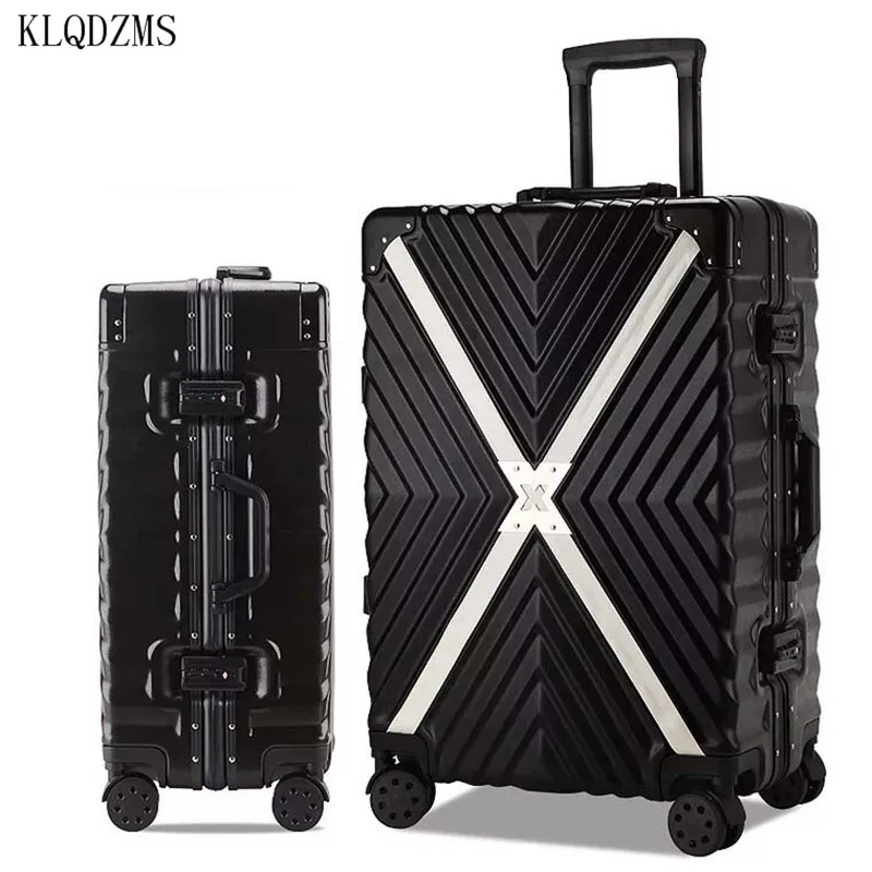 KLQDZMS High-value Sturdy And Durable Luggage Women's Large-capacity Oversized Trolley Case 29-Inch Password Suitcase Men