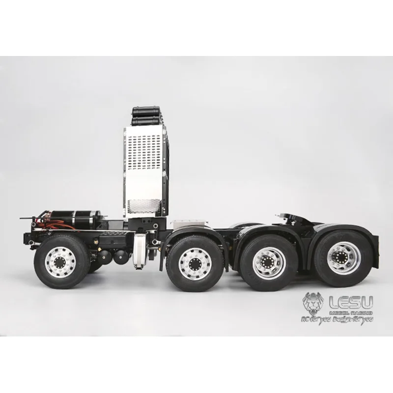 LESU сверхмощное металлическое шасси для Tamiyay 1/14 R620 радиоуправляемый тягач