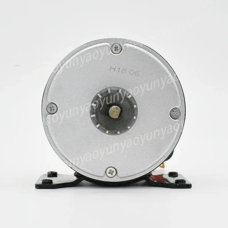 Фото Высокоскоростной коллекторный двигатель MY1016 250W/300W/350W 12V/24V/36V с цепной звездочкой для комплекта переоборудования электровелосипеда/скутера/трицикла №4
