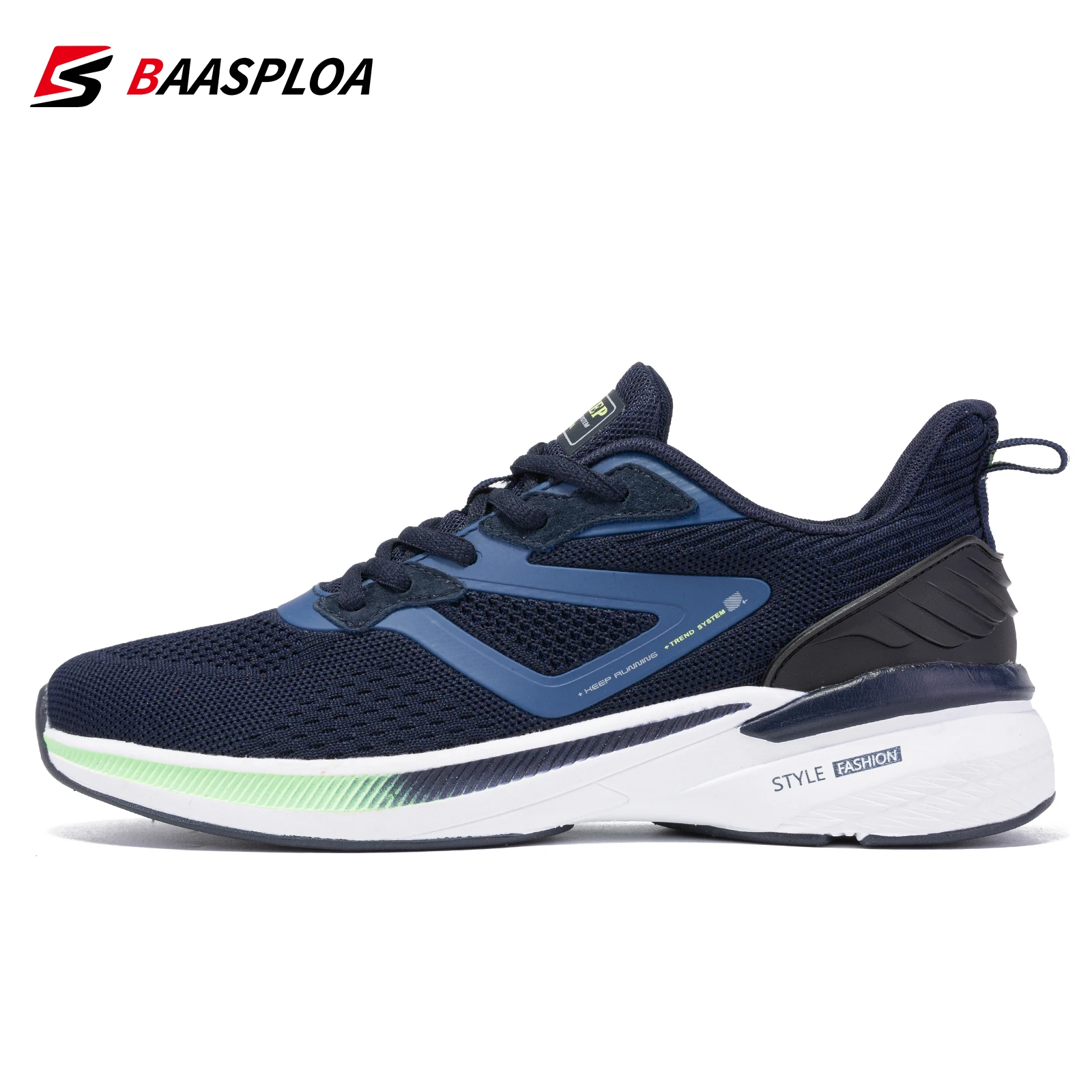Baasploa Fashion Men\'s Sneaker Comfortable Running Shoes Br