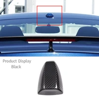 for nissan gtr gt r r35 2008 2016 real carbon fiber auto roof shark fin decorative aerial antenna cover sticker car accessories