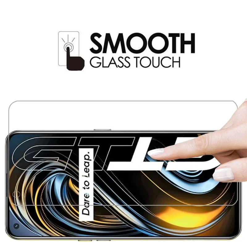 Фото 2 шт. защитных чехлов для Realme GT 5G, защитное стекло для экрана Realme GT 6.43, Coque Re №5