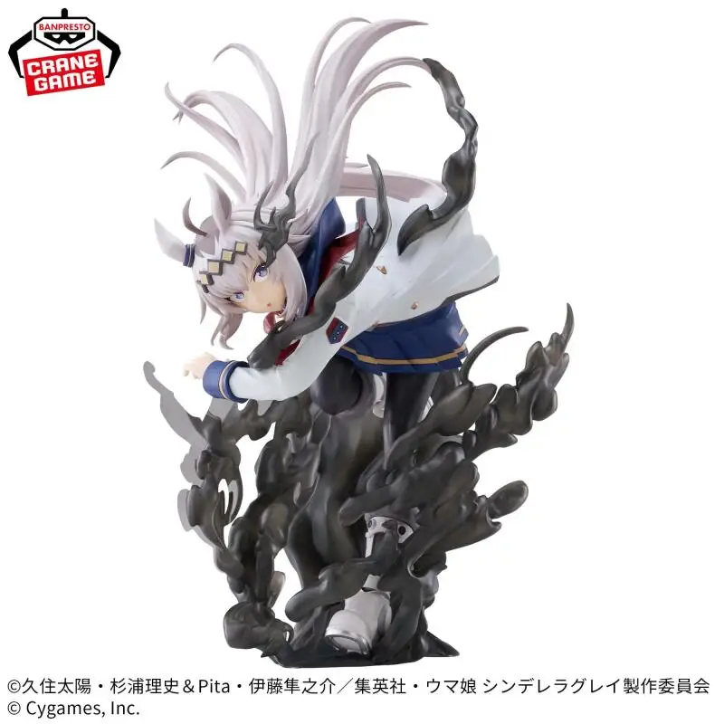 Фото Подлинная новинка и неоткрытая Bandai Banpresto Uma Musume Золушка серая Tamamo Cross Oguri Cap Аниме Фигурки Модель №5