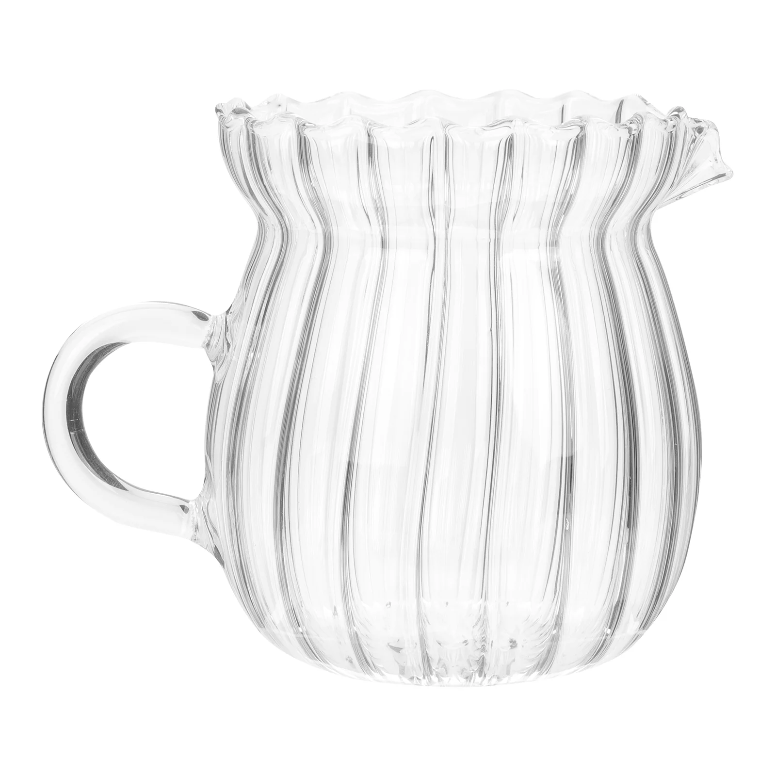 

Pitcherglass Cup Creamer Jug Frother Frothing Espresso Water Mug Coffee Pourer Sauce Cream Syrup Gravy Mini Tea Serving