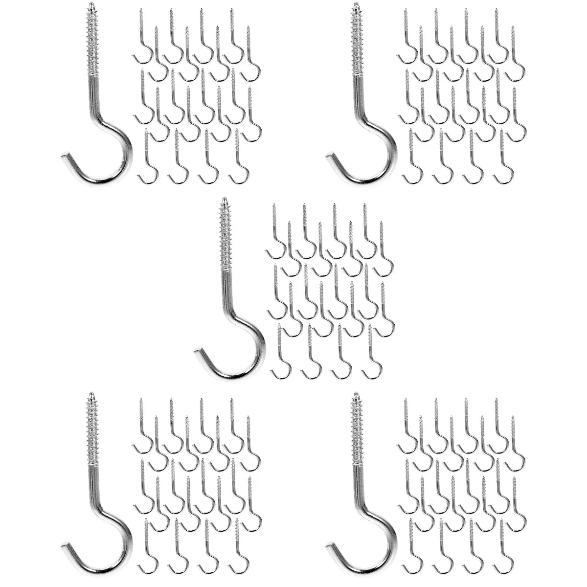 

100 Eye Hook Screw Heavy Duty Eye Bolt Hook Screw Eye Hook