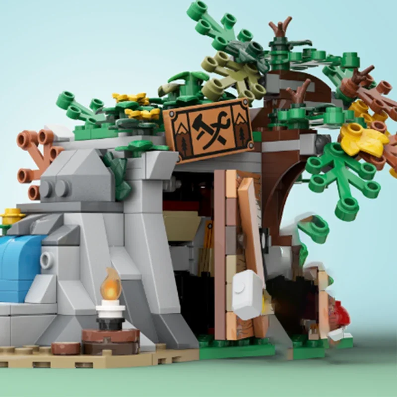 Модель средневековой улицы строительные блоки Moc секретная технология ИНН