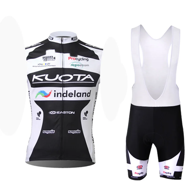 

2022 Kuota Pro team Outdoor Sports sleeveless Bike Clothing Breathable Bicycle Clothes bib shorts Cycling Jersey