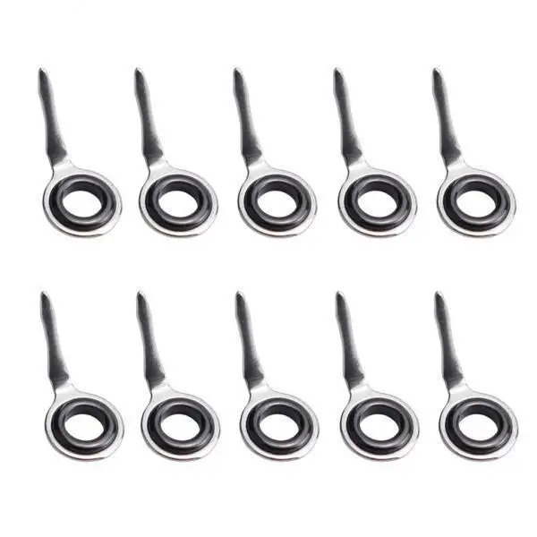 2x1 0x направляющая для удочки из нержавеющей стали, наконечник для удочки, ремонт, белый, 6