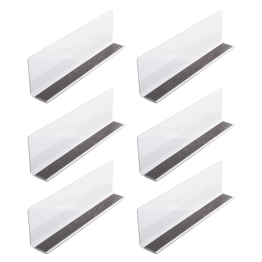 

6pcs Shelf Dividers Magnetic Shelf Separator Commodity Clapboard for Supermarket