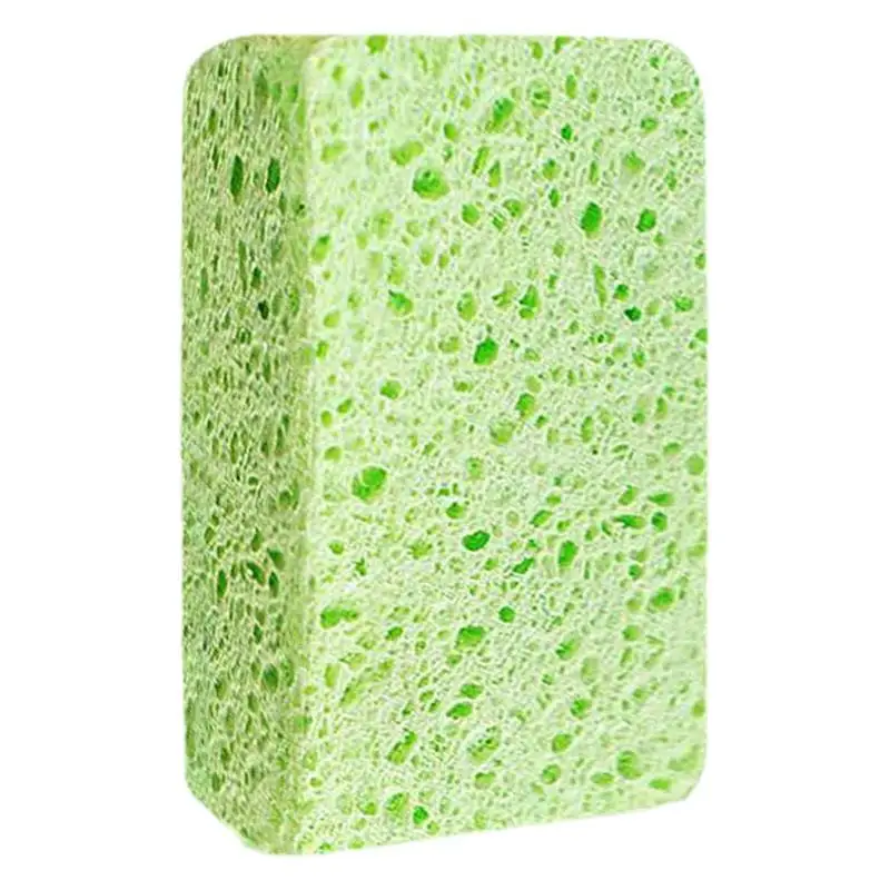 

Кухонная Губка без масла, Чистящая губка без царапин, целлюлозная скраб-губка, двухсторонняя губка для мытья посуды для домашней кухни