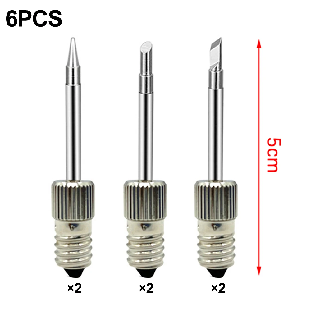 6 шт. набор наконечников для паяльника с интерфейсом E10