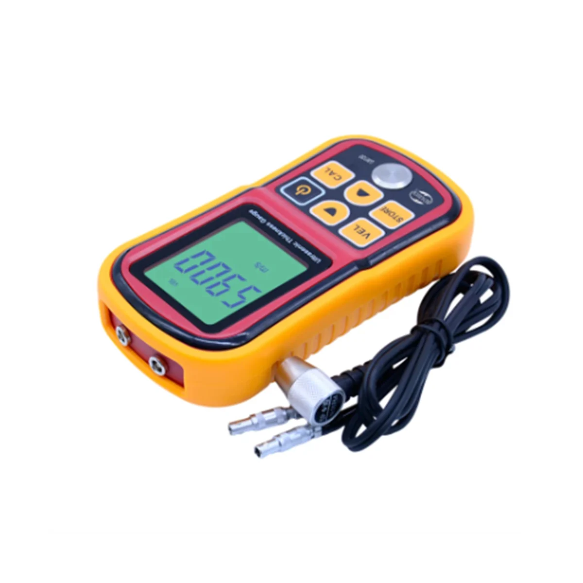 

Ultrasonic Thickness Gauge GM100 1.2-225mm(Steel) Digital LCD Ultrasonic Thickness Meter Tester Gauge 0.1mm Resolution