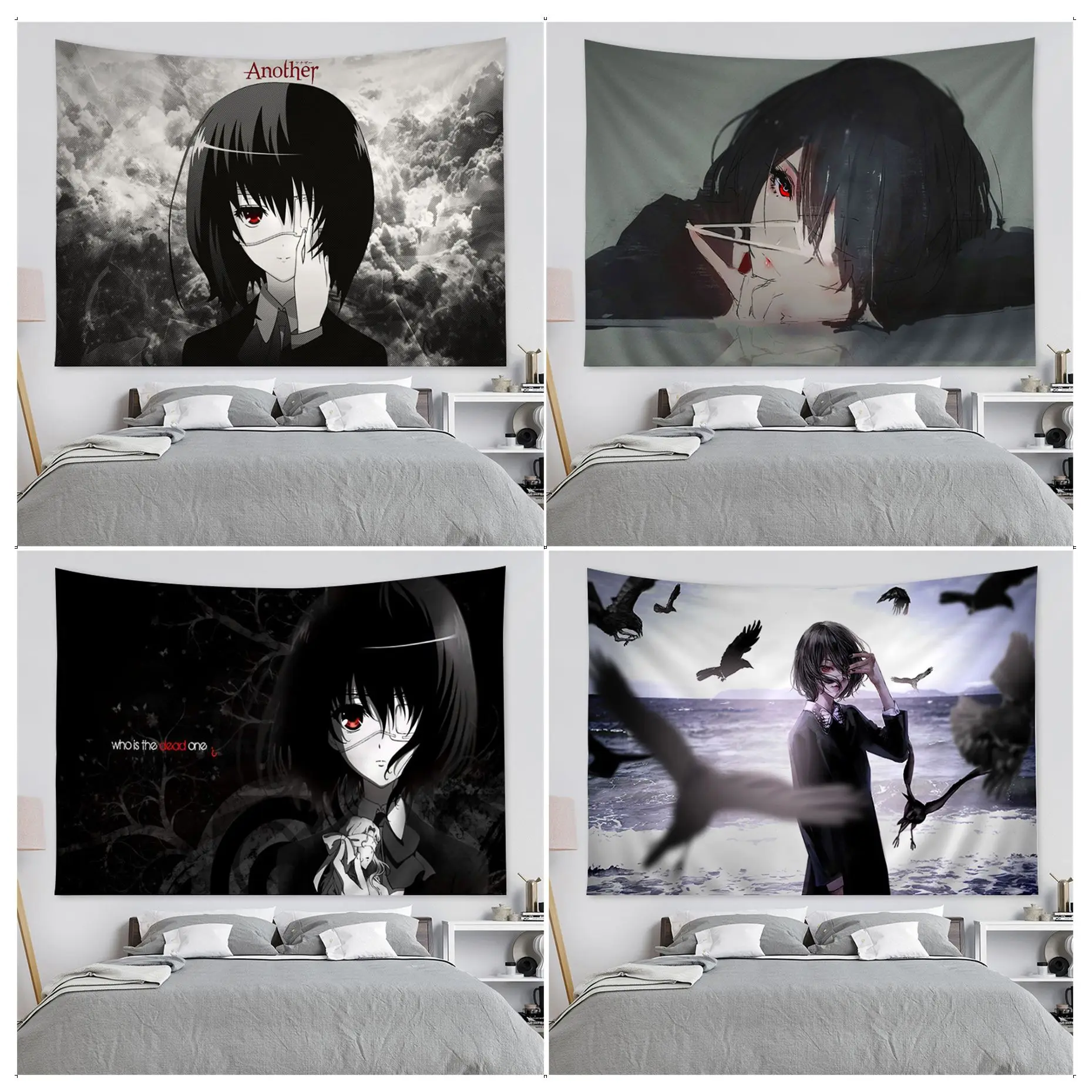 

Anime Another DIY Wall Tapestry For Living Room Home Dorm Decor Decor Blanket