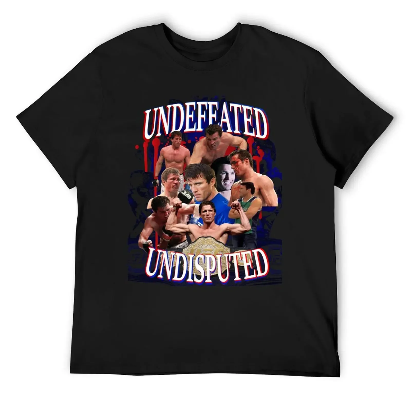 Chael Sonnen Undefeated Undisputed футболка с графикой Эстетическая одежда быстросохнущие