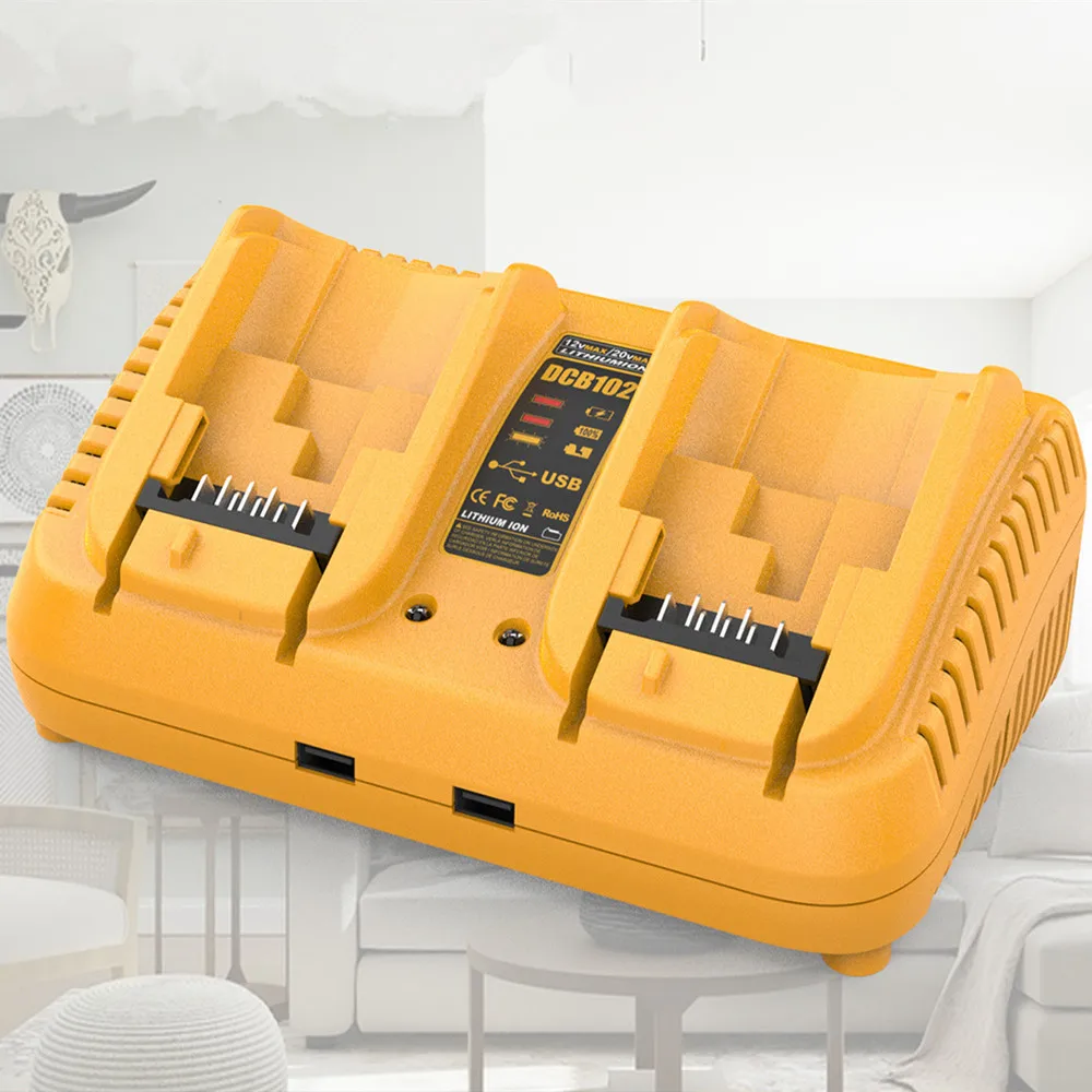 

NEW Li-ion battery charger for Dewalt Battery 12V 14.4V 18V 20V DCB200 DCB205 DCB180 DCB181 DCB182 DCB115 DCB107 DCB105 DCB140
