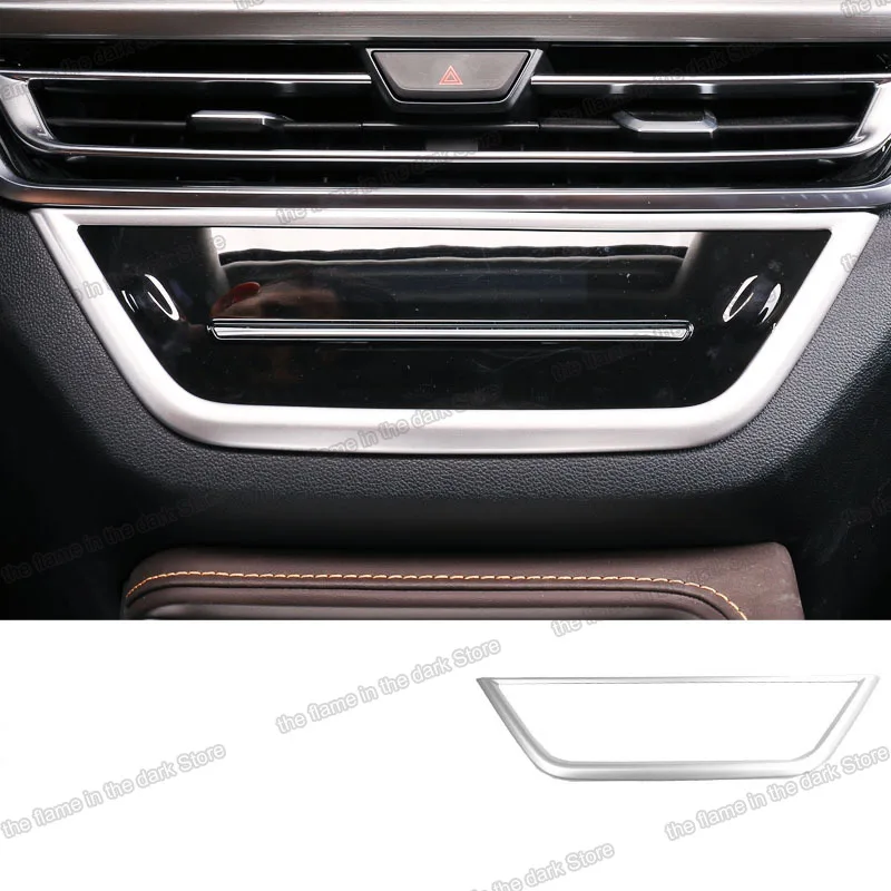 

Lsrtw2017 for Changan Cs35 Plus Car Dashboard Air Conditioning Frame panel Trims Accessories 2018 2019 2020 2021 chrome cs35plus