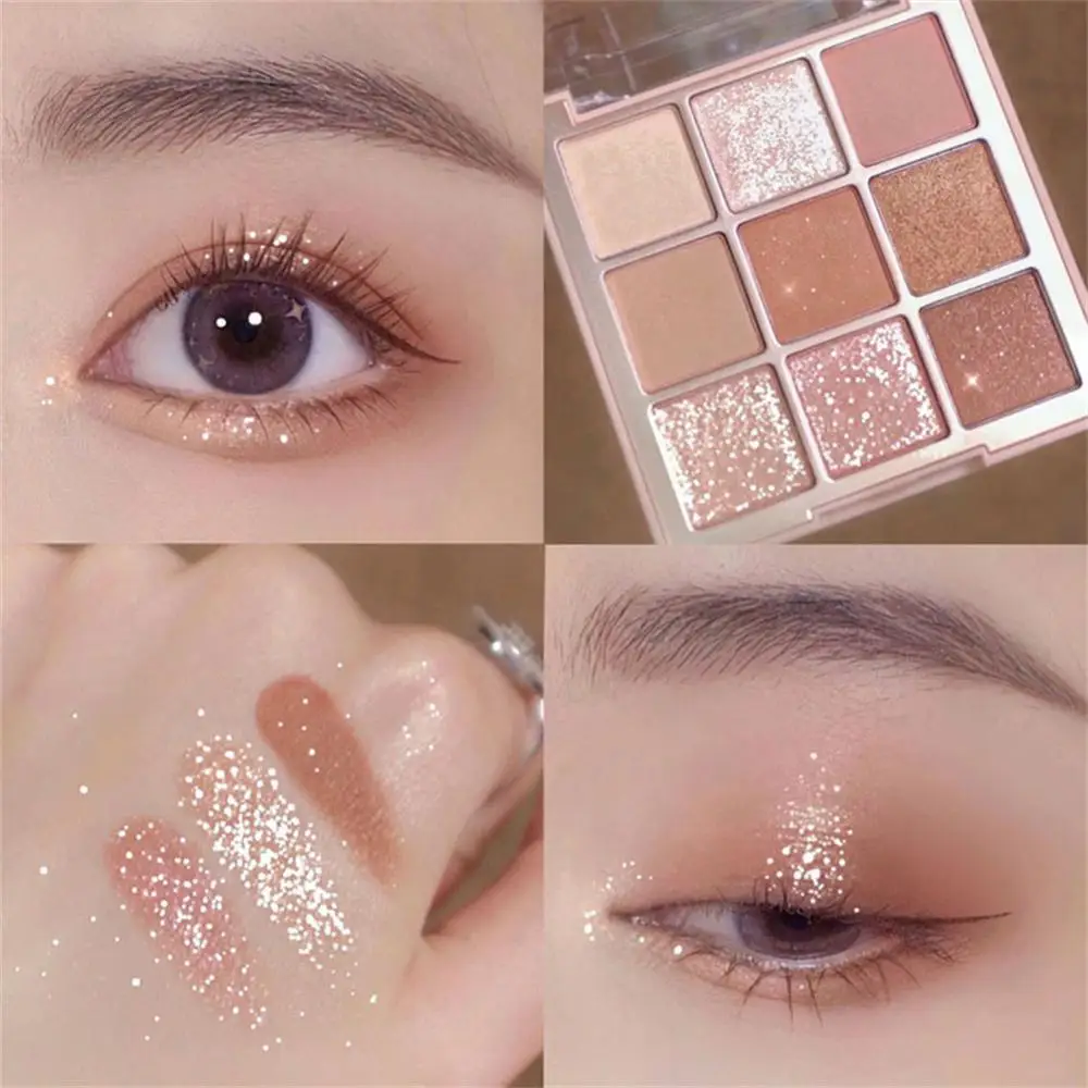 

9 Color Eye Shadow New Matte Pearlescent Earth Color Eyeshadow Palette Eye Makeup Korean Cosmetics Maquillaje