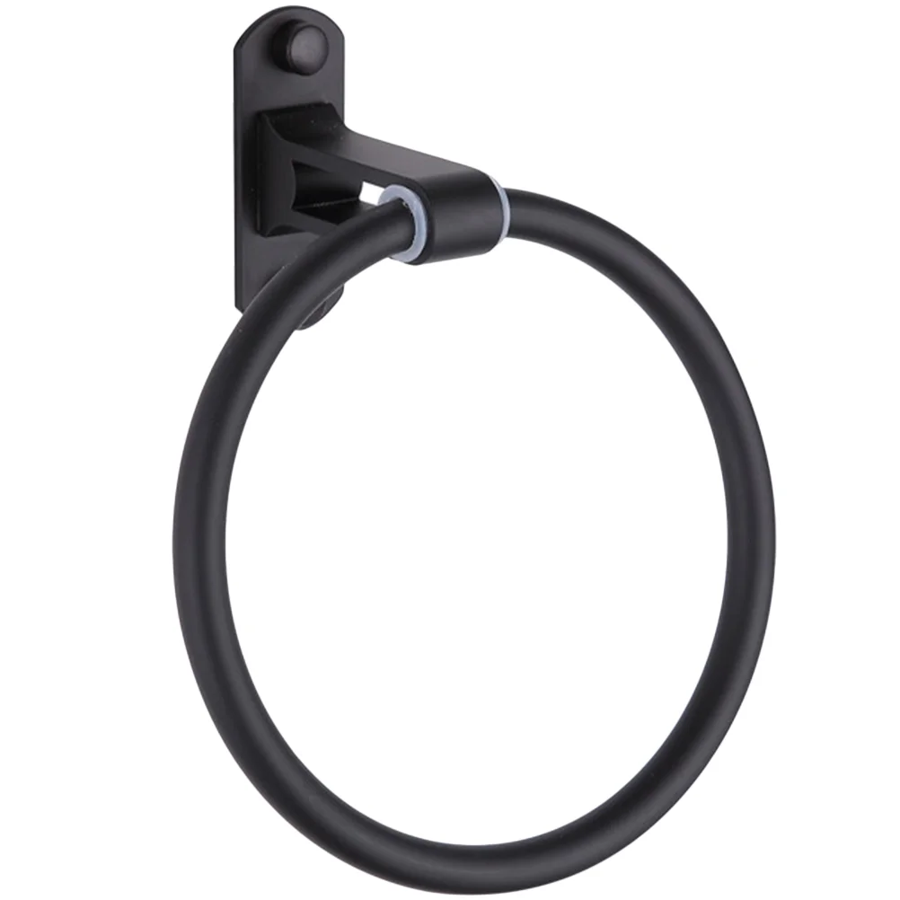 

Towel Holder Bathroom Ring Hand Bar Hanger Rack Wall Kitchen Stick Rod Round
