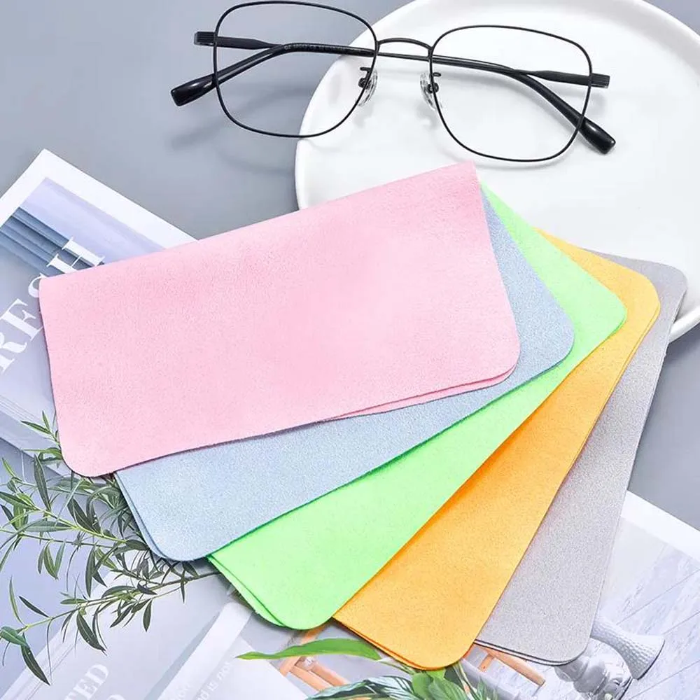 

30 x 30cm 4pcs Large Laptop Screen Microfiber Cleaning Wipes Cloth for Watches Camera Lens Glasses Phone Random Colors