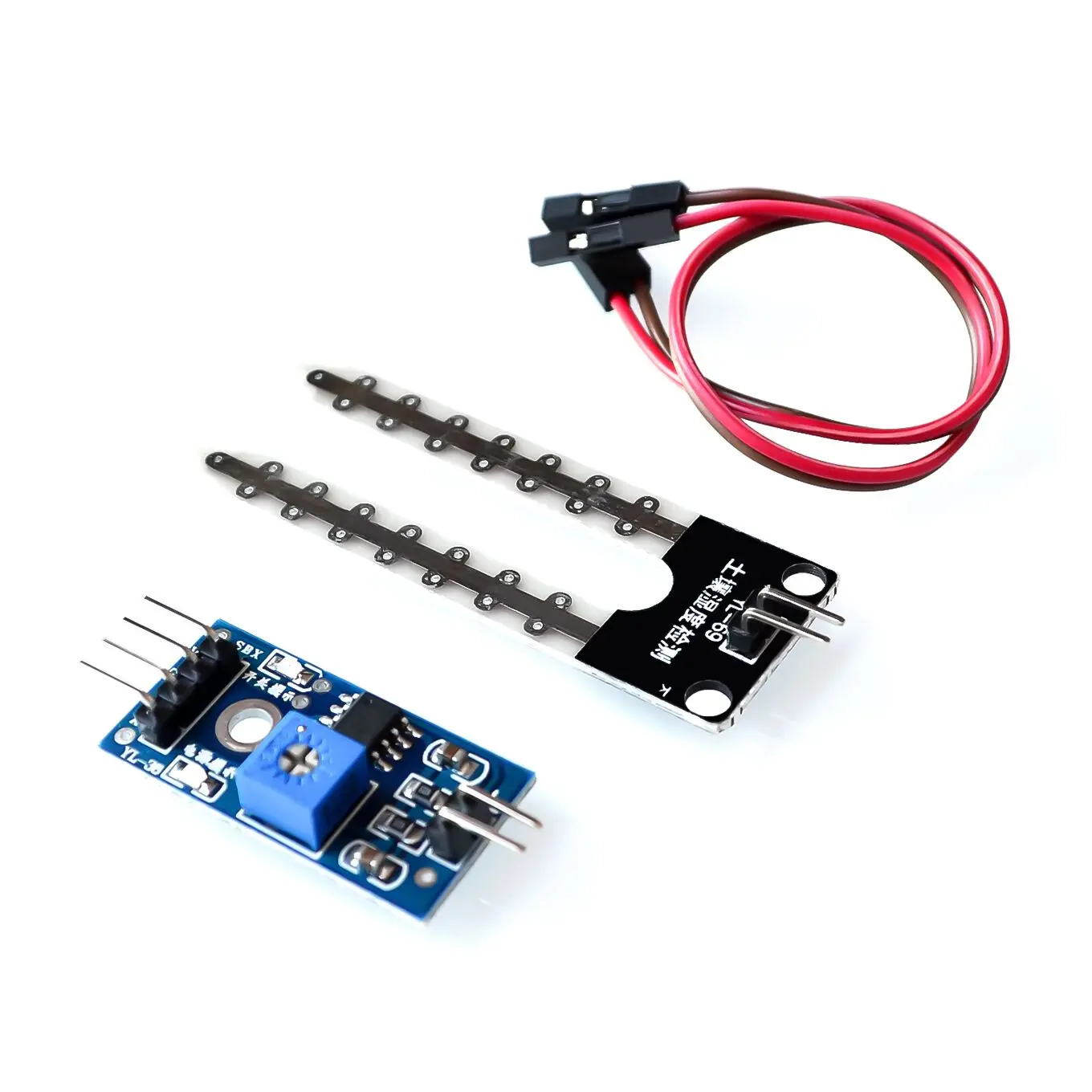 

LM393 Soil Moisture Hygrometer Detection Humidity Sensor Module Development Board DIY Robot Smart Car DIY Kit
