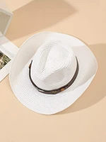 hats gorras sombreros capshat cattle head decor straw hat beach