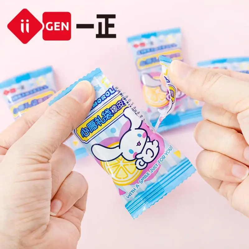 

60 шт./компл. Kawaii Cinnamoroll Sanrio плюшевые Мультяшные милые пожелания Подарочный пакет ластик коробка аниме плюшевые игрушки для девочек Детская и...