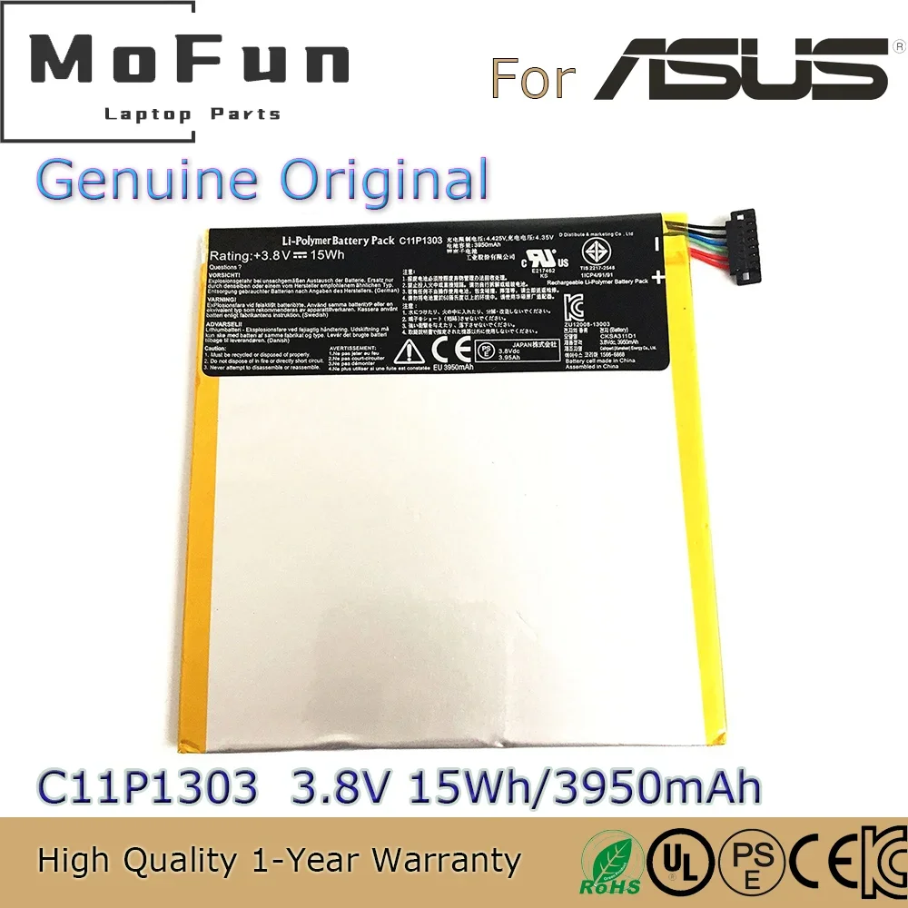 Совершенно новый оригинальный аккумулятор для ноутбука C11P1303 3 8 В 15 Втч Asus Google Nexus 7