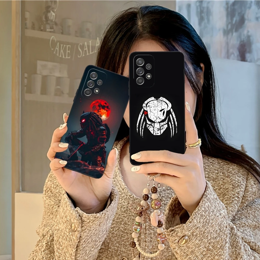 Predator Painting Mobile Cell Phone Case for Samsung Galaxy A91 73 71 70 54 53 52 34 24 23 21 S 5G Black Soft Cover Shell