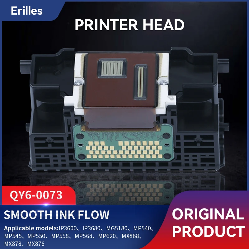 Printhead QY6 0073 Printer Head Print Head For Canon IP3600 IP3680 MG5180 MP540 MP545 MP550 MP558 MP568 MP620 MX868 MX878 MX876