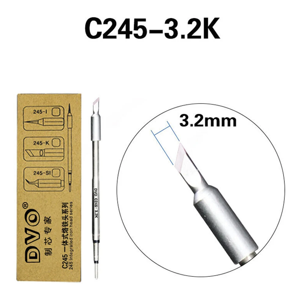 

K/I/IS C245 Soldering Iron Tip Integrated Heating Core For JBC Soldering Station Replacement Solder Bits Head Ceramic Heating