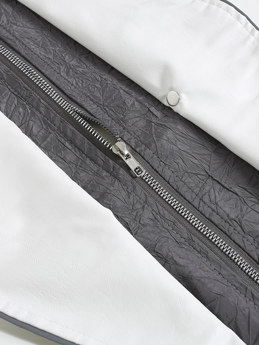 Американские нестандартные дизайнерские кожаные бриджи мужская повседневная