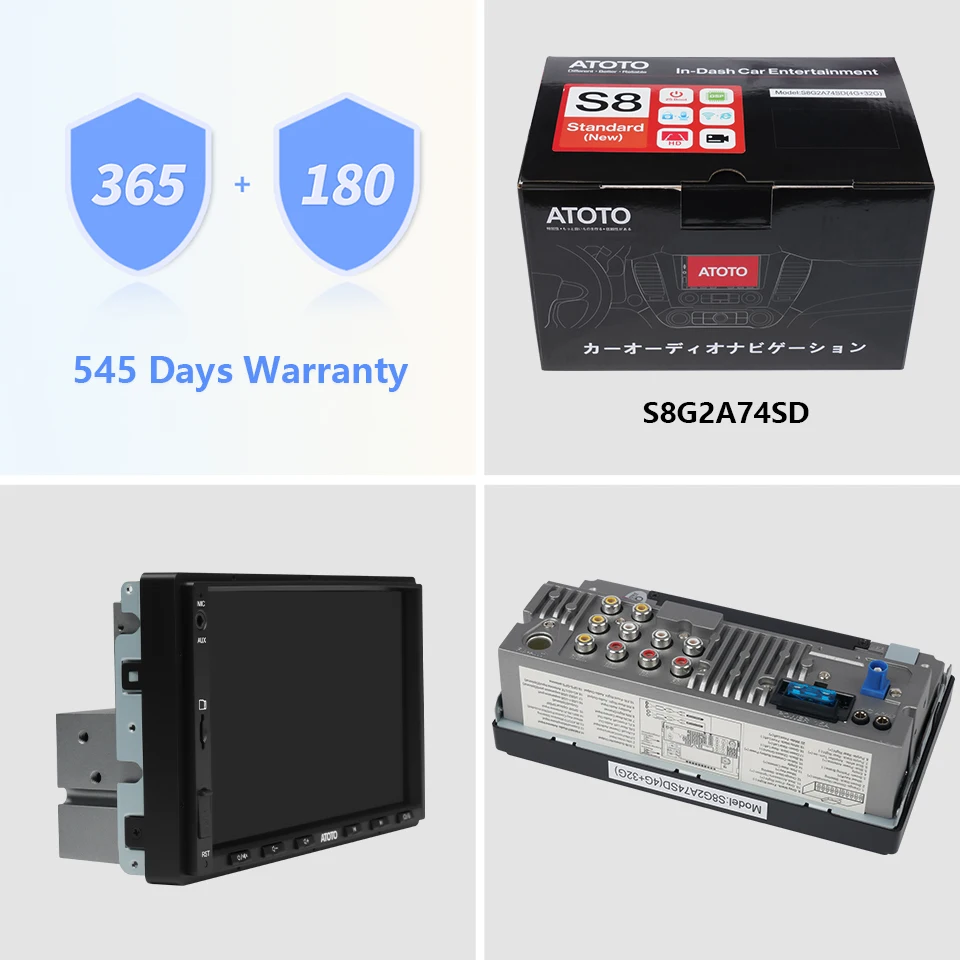 Мультимедийная магнитола ATOTO мультимедийная стерео-система на Android с 7-дюймовым