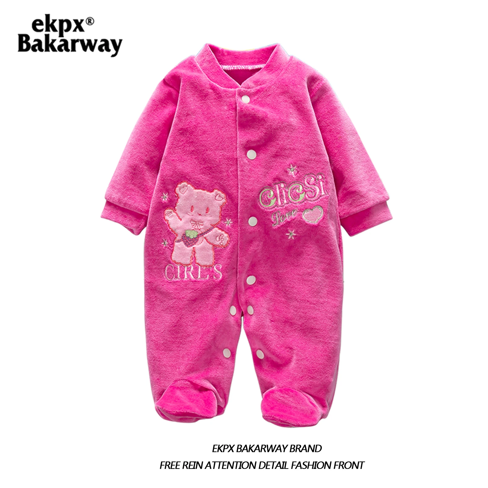

0-9Month Learn to walk Baby Clothes Spring Autumn Pajamas Romper Pure Cotton Infantil Jumpsuit Printed Cartoon Baby Girl