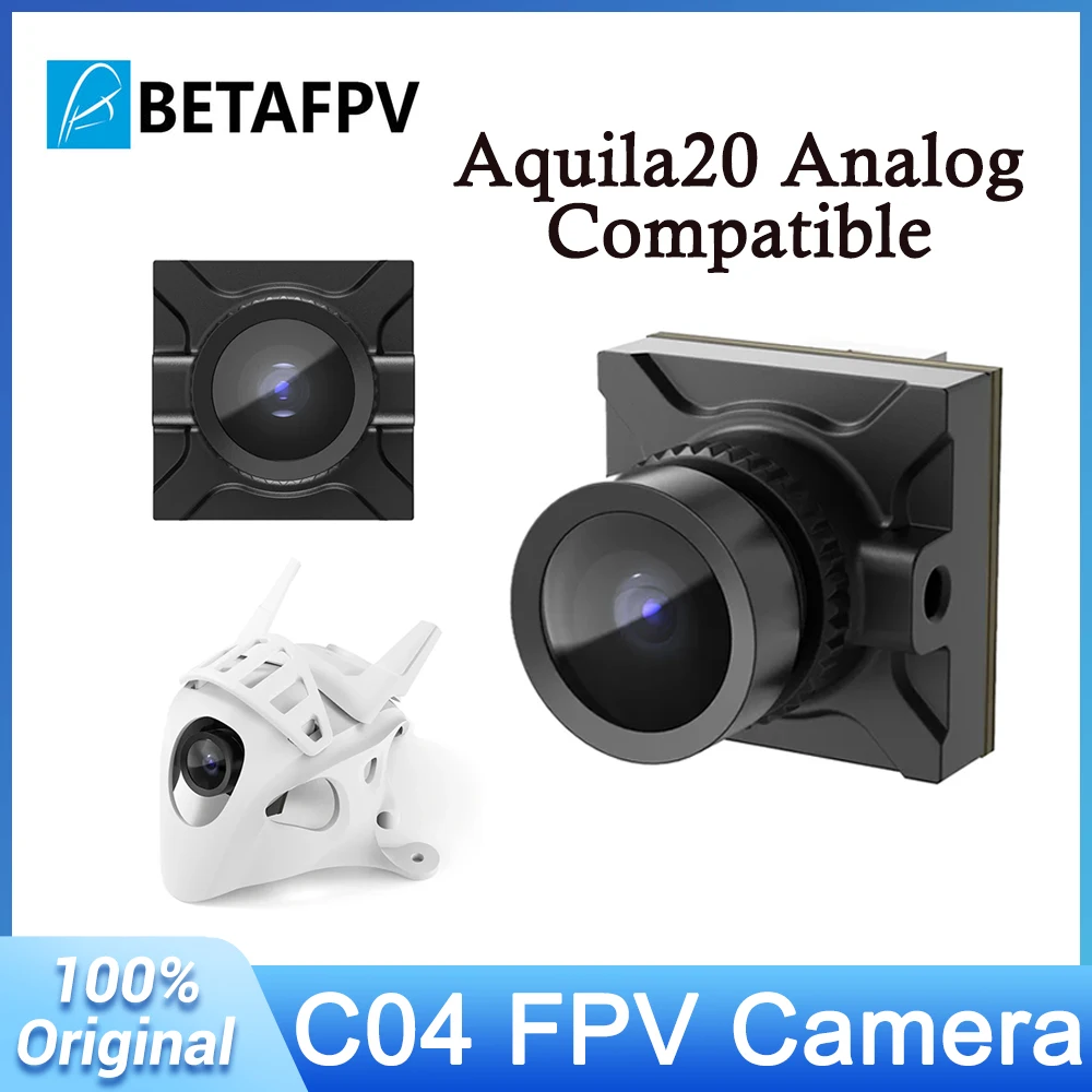 Фото Микрокамера BETAFPV C04 FPV 4:3 160 °   Датчик CMOS FOV 1200TVL 1/3 дюйма для аналогового бесщеточного квадрокоптера Aquila20 Whoop №1