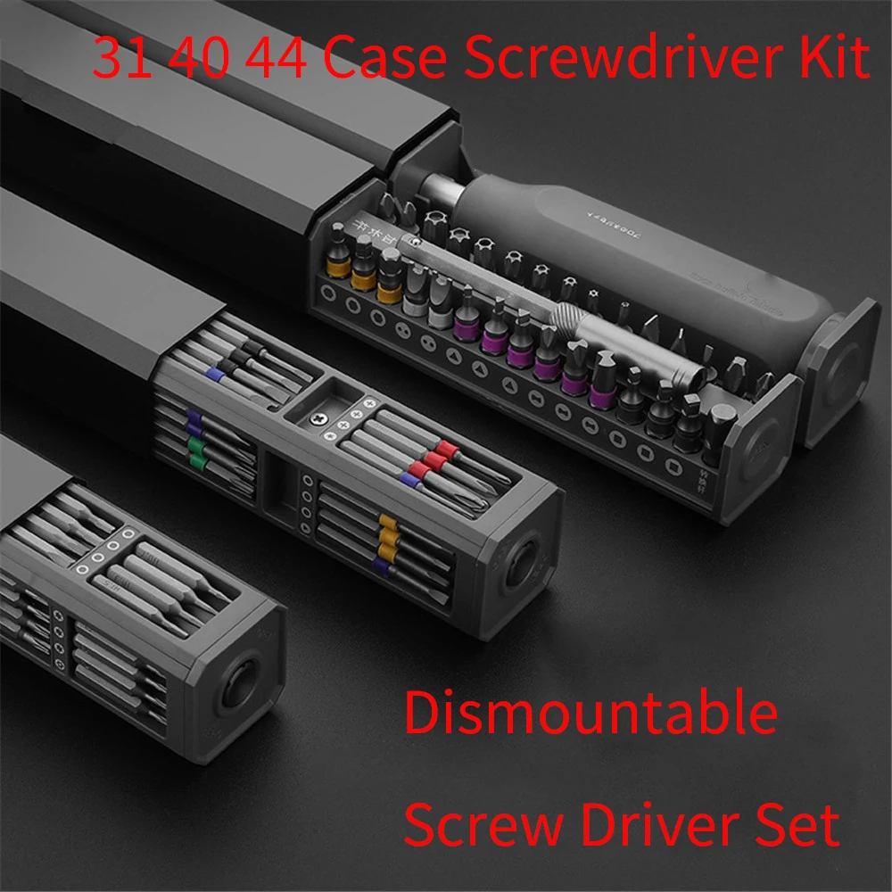 

Dismountable Screw Driver Set Mini Tool 32 40 46 Case Screwdriver Kit Precision Magnetic Bits Smart Home PC Phone Repair Tool
