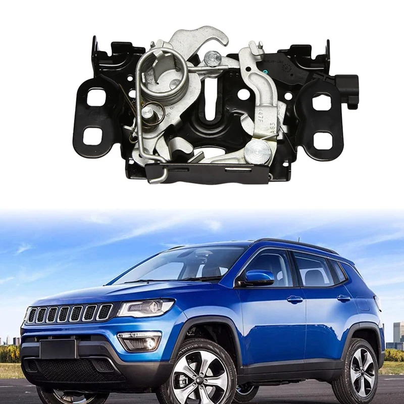 

Передняя защелка крышки двигателя 68280607AC для Jeep Compass 2017-2020, автомобильные аксессуары
