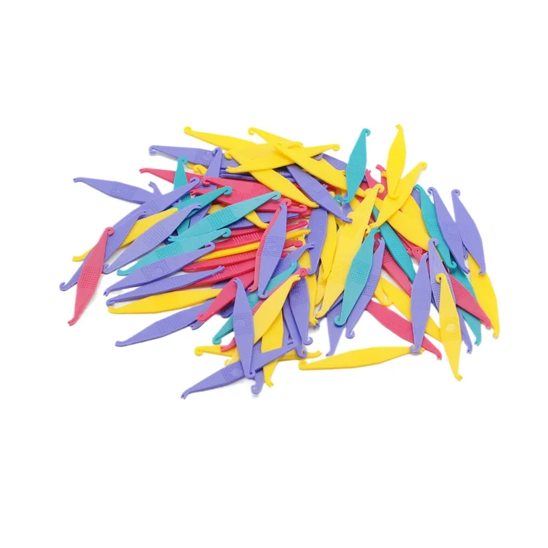 100 шт. смешанные цвета одноразовые стоматологические эластомерные эластичные