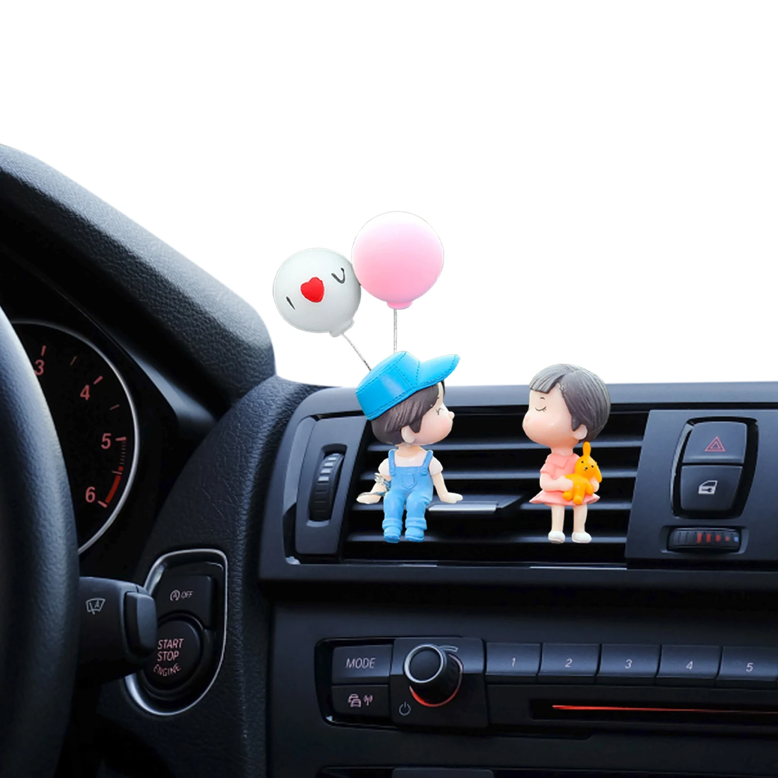 

Cute Car Vent Clip Car Air Vent Clip With 5 Pcs Incense Chips Cute Cartoon Car Interior Decor Charm Car Air Vent Aromatherapy